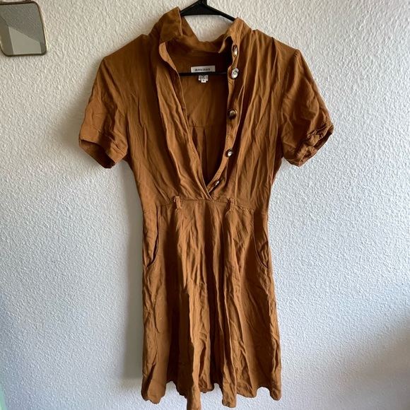 Brown Monteau shirt dress - Picture 2 of 3